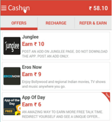 CashOn Recharge App