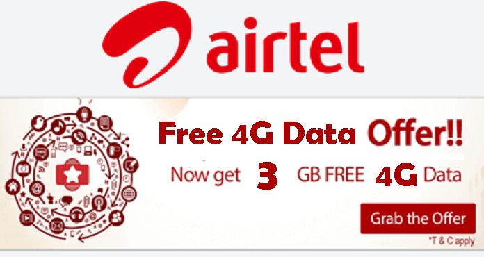 how to get free 2gb data in airtel