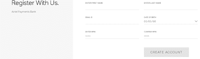 Account Open Airtel Payment Bank