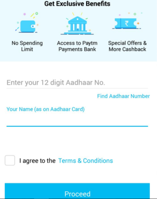 open paytm account