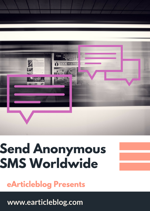 Send Anonymous SMS Worldwide