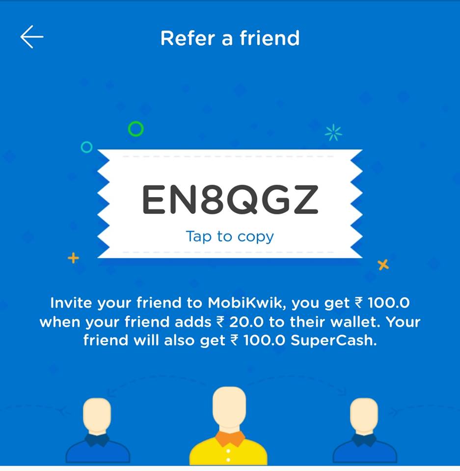 Mobikwik Refer and Earn