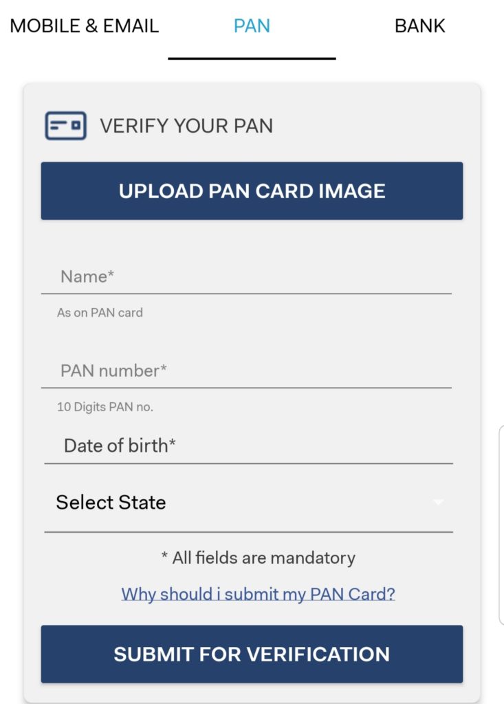 PAN Verification KYC