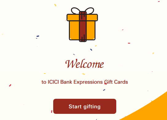 icici expression gift card VCC