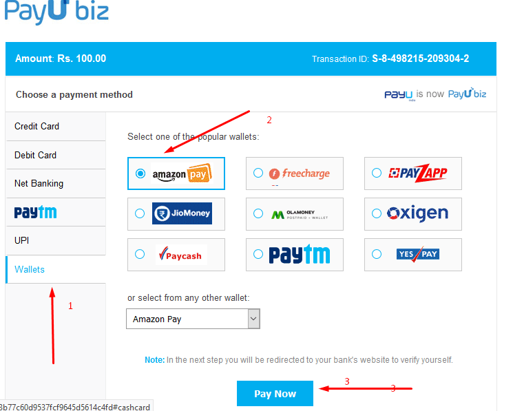 payment page amazon pay