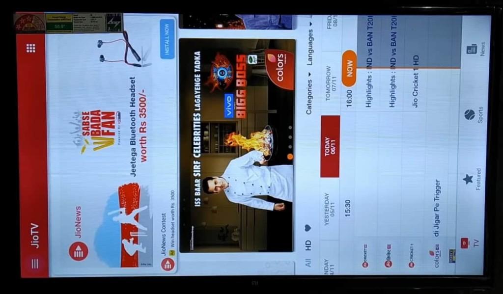 jio tv app for firestick