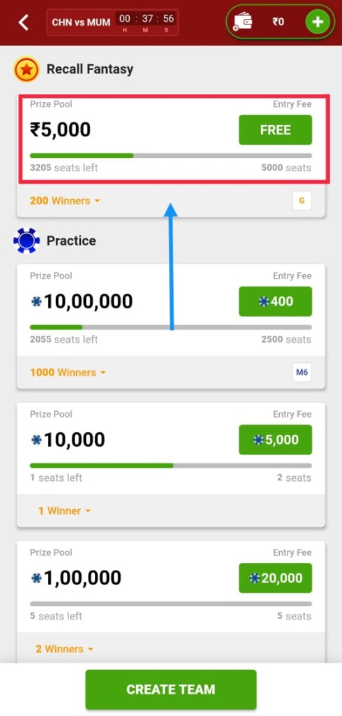 howzat prize pool