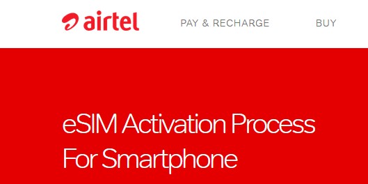 Airtel eSIM Process