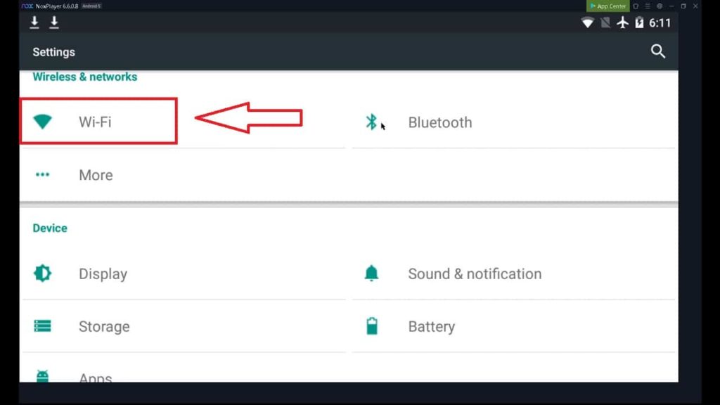 Open WiFi Settings 6