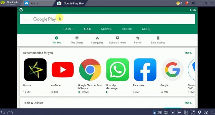 Hotstar APK Download on Bluestacks