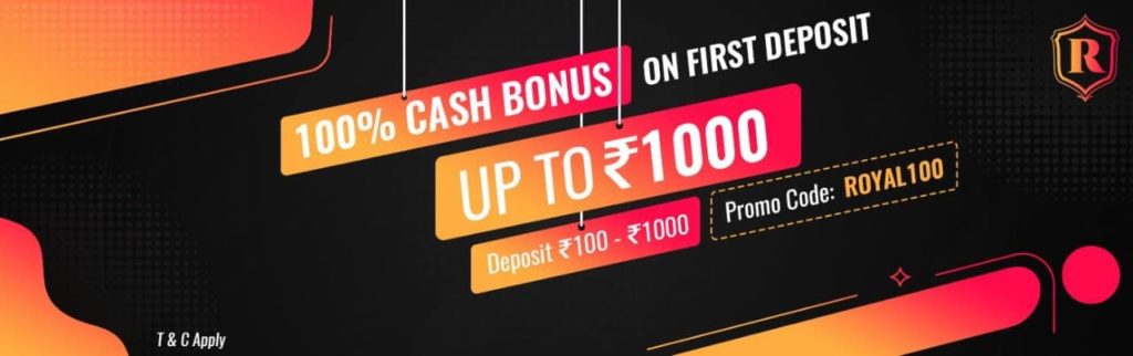 Royal11 App bonus Cash