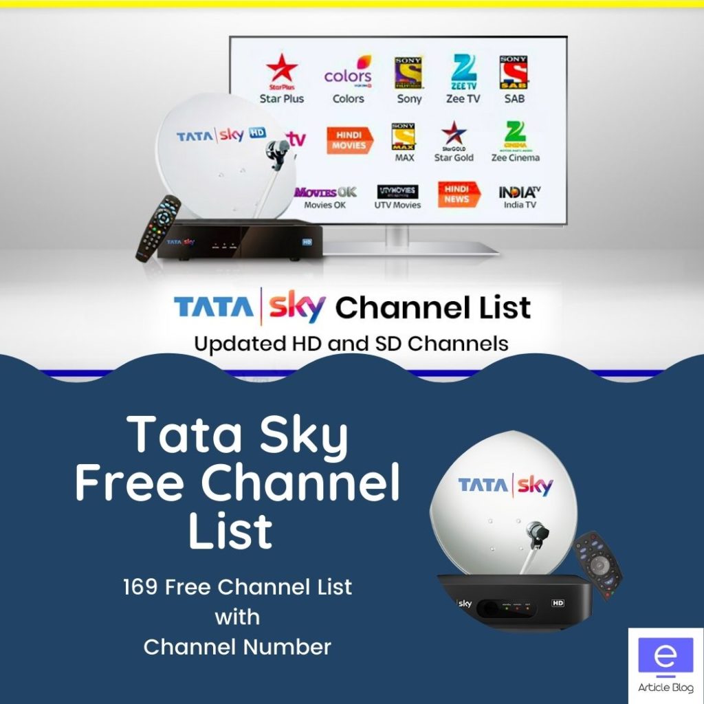 Tata Sky Free Channel List