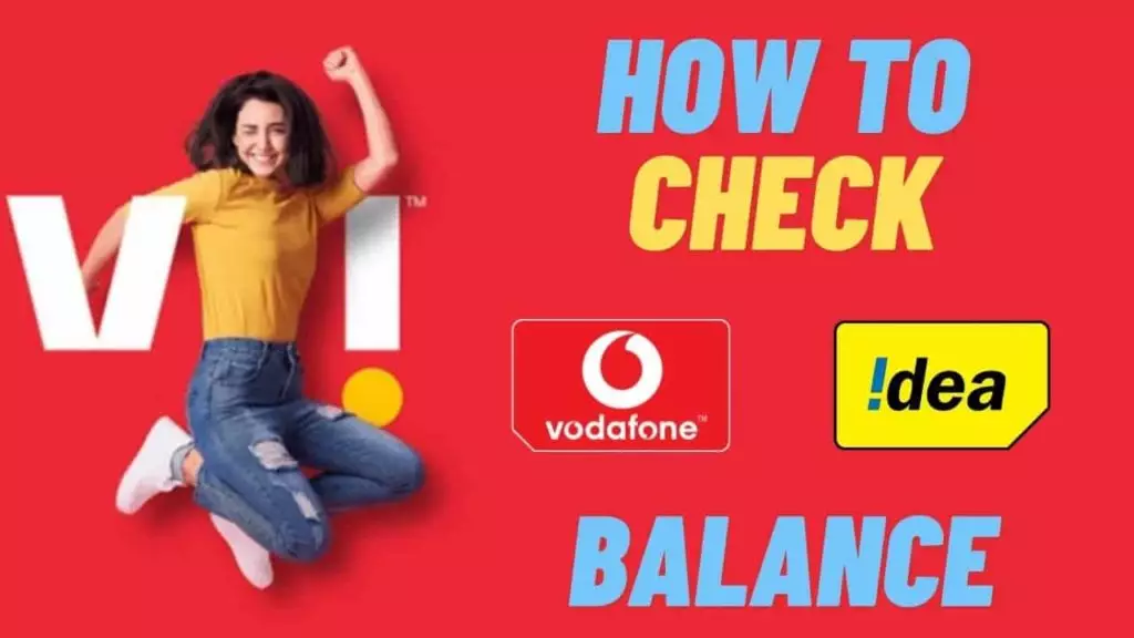 Vodafone Idea Balance Check