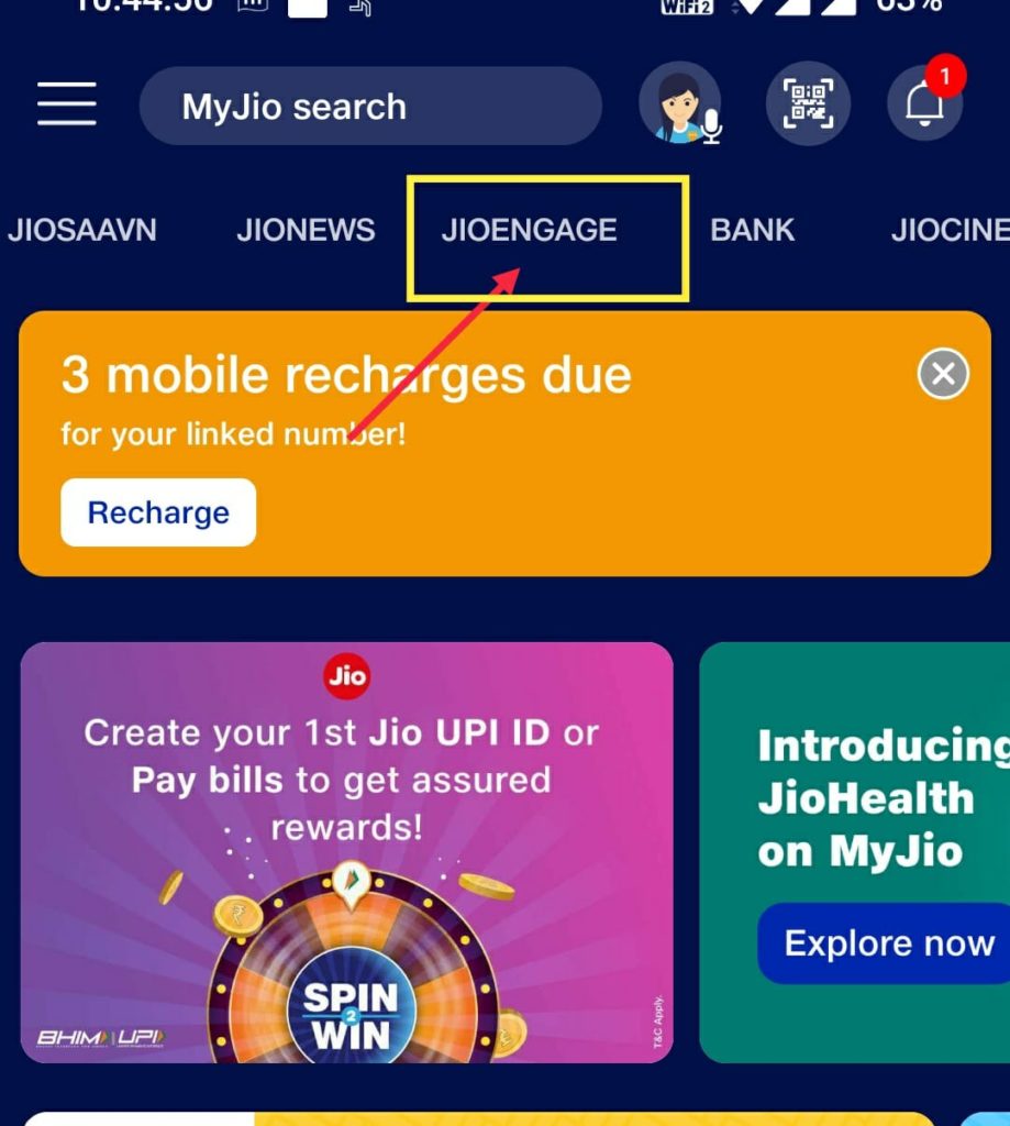 how to get free 1gb data in jio 