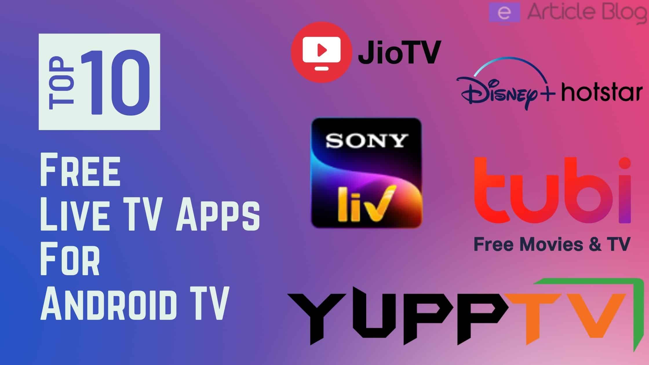 Free Live TV App for Android TV