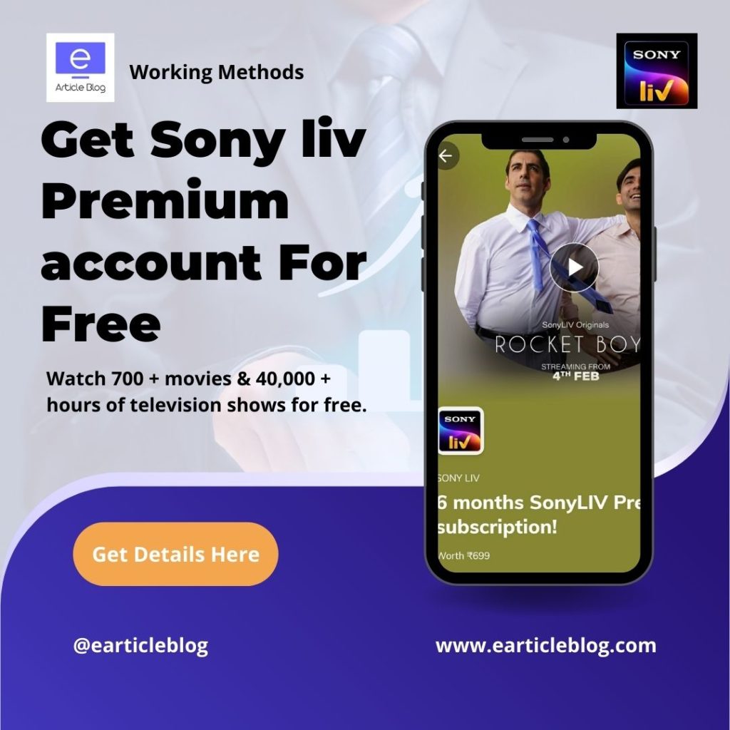 Free sony liv premium account