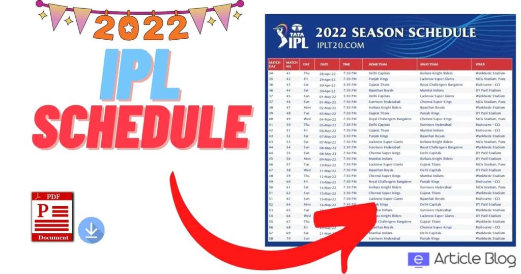 IPL-Schedule