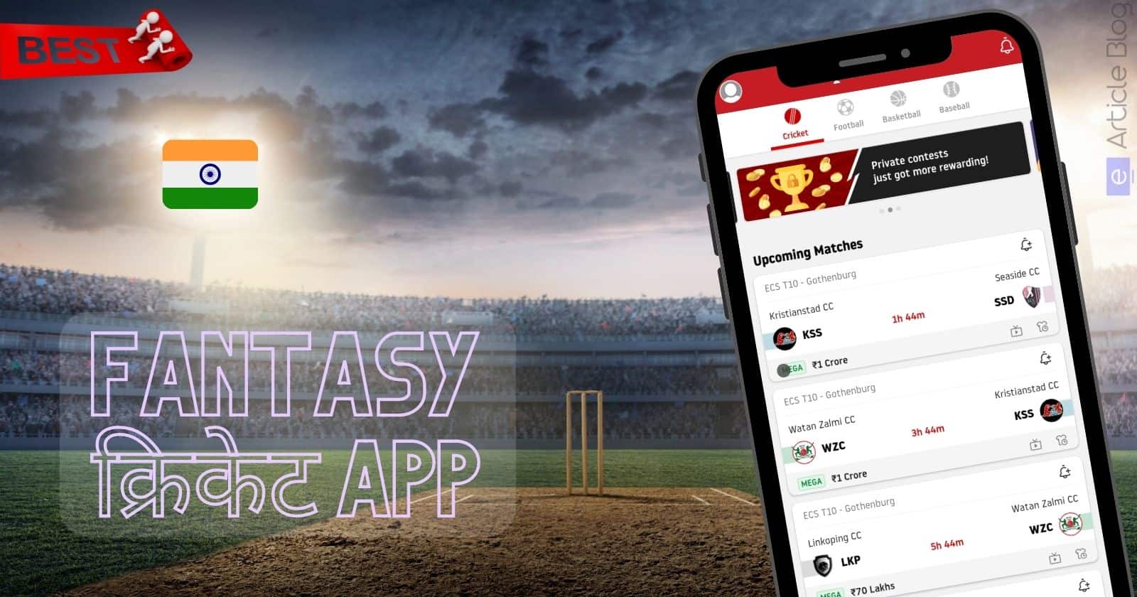 Best Cricket Fantasy App