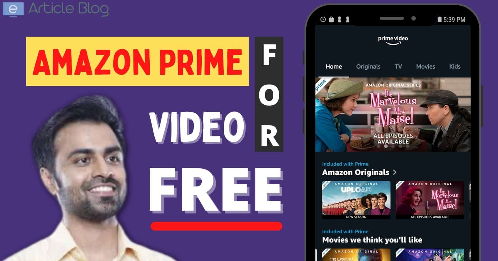 Watch Amazon Prime Video for Free