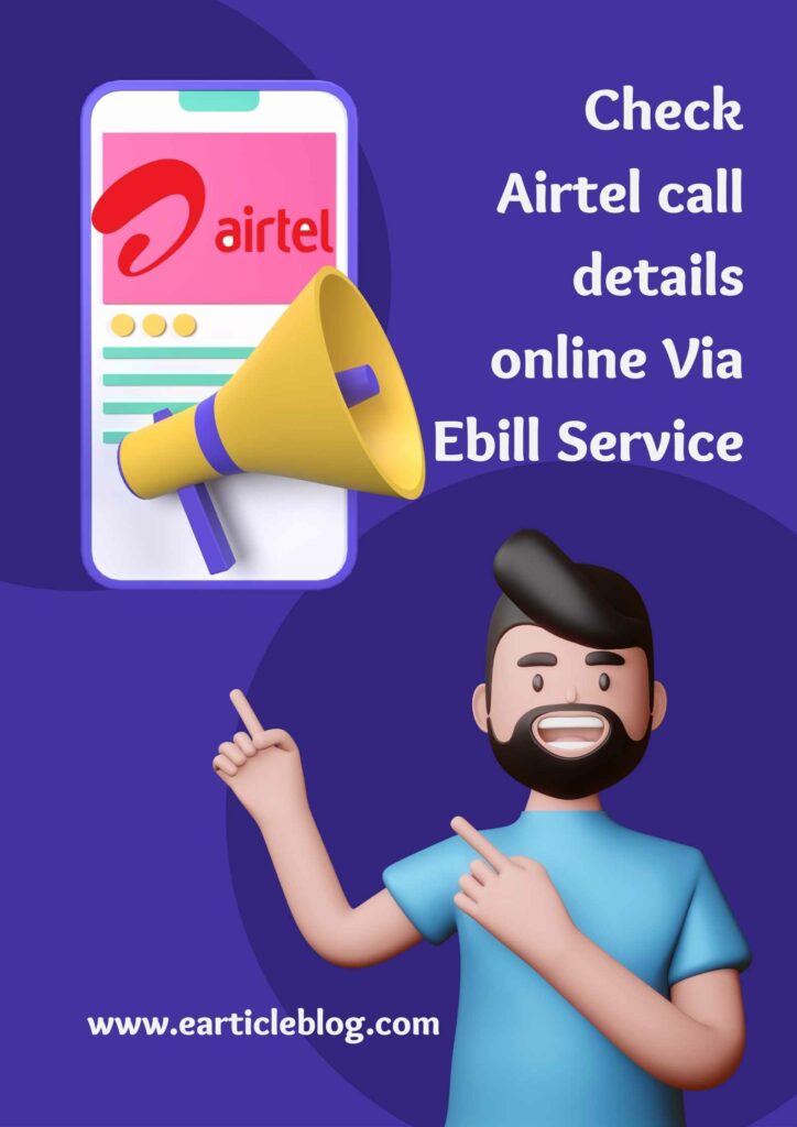 airtel number call details online