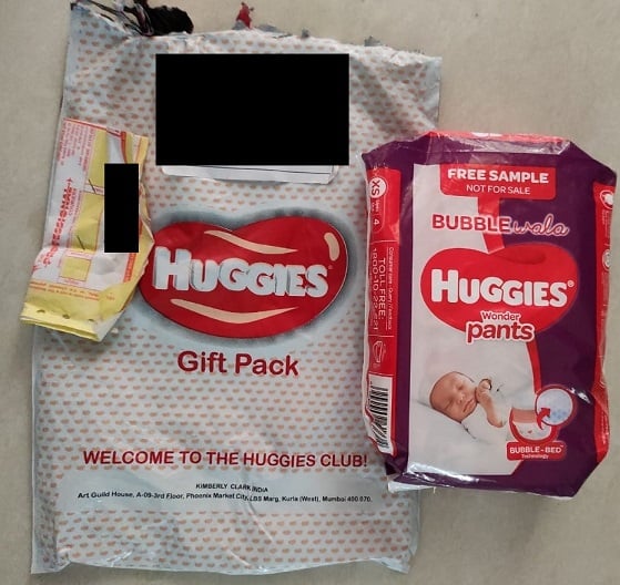 Huggies Diaper Free Sample