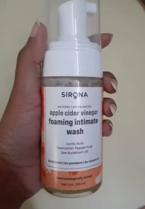 Sirona Apple Cider Vinegar Foaming Wash Free Sample