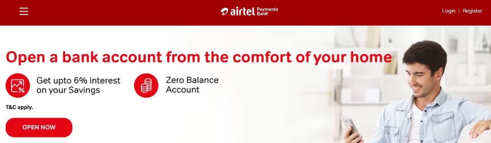 Create Airtel Payment Bank Account