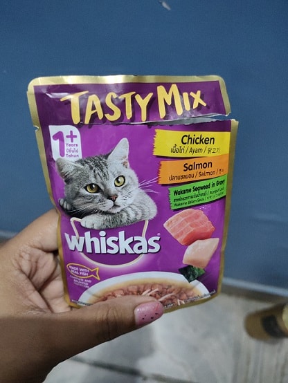 Whiskas Tasty Mix Cat Food Free Sample