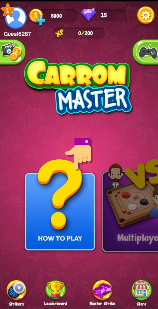 Carrom Master earn money apk download