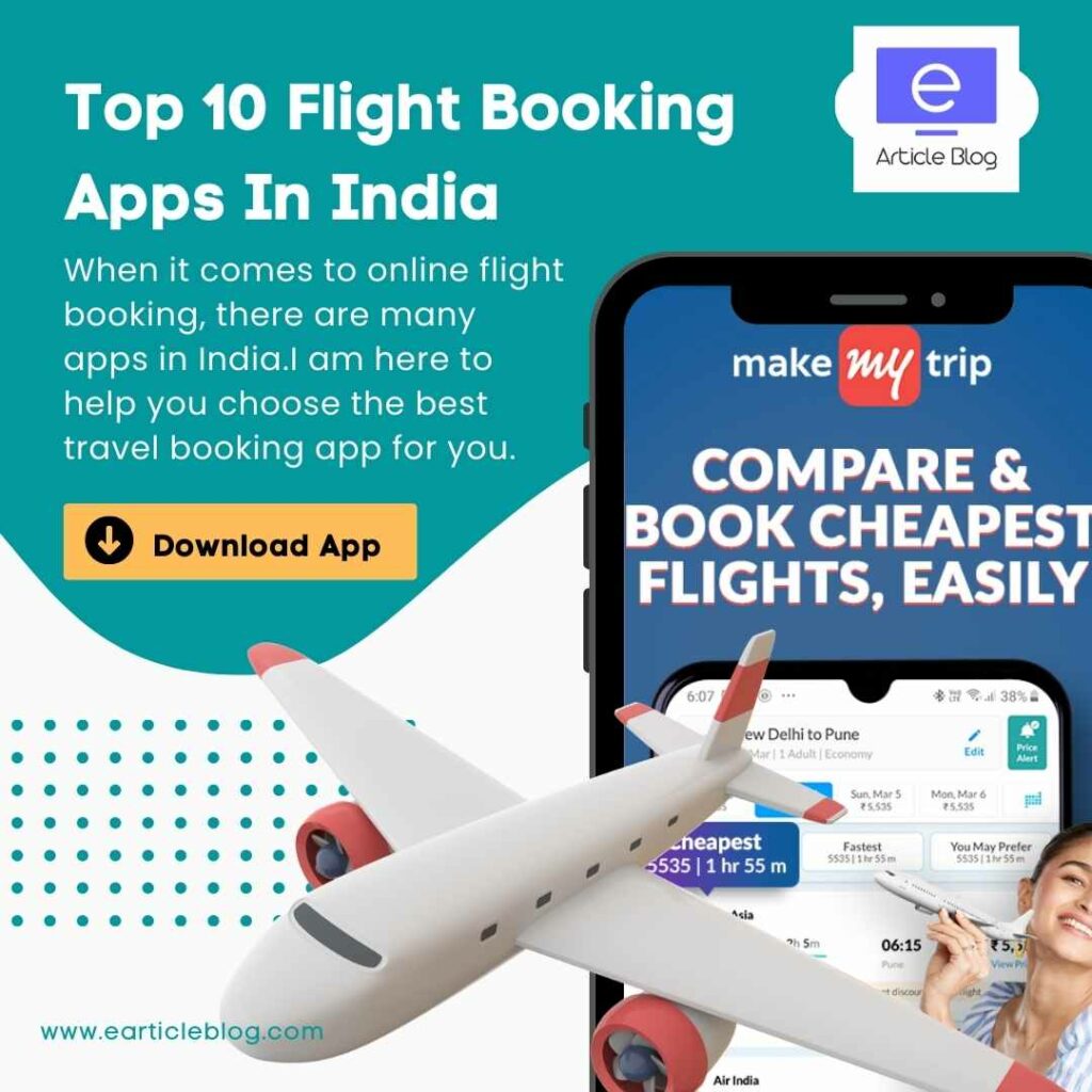 Flight ticket Booking Apps In India
