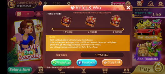 Rummy Nabob refer & earn