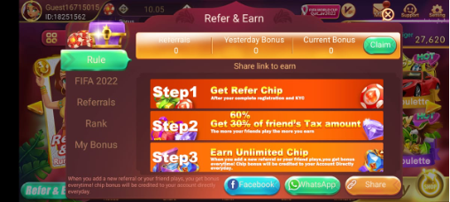  Rummy Nabob referral code