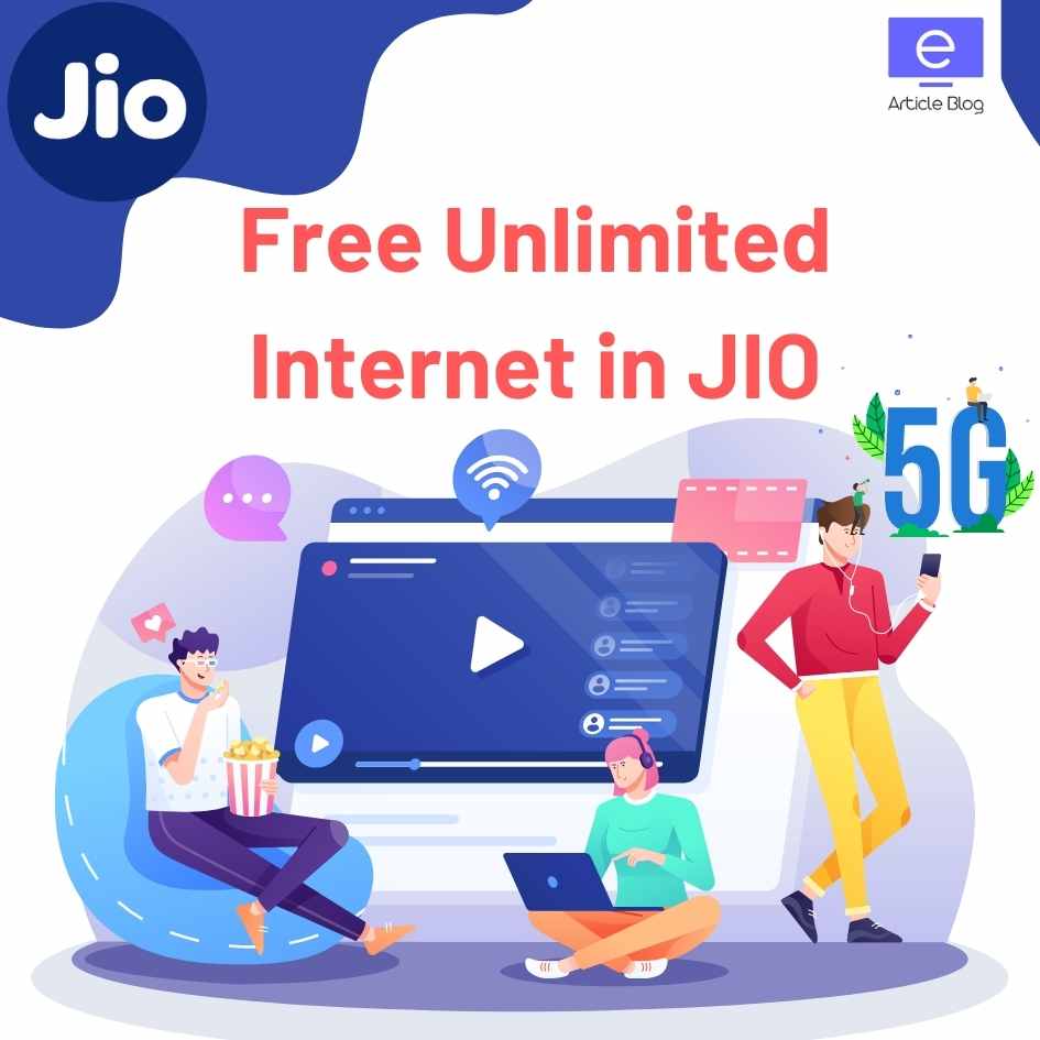  Free Unlimited 5G Internet in JIO 