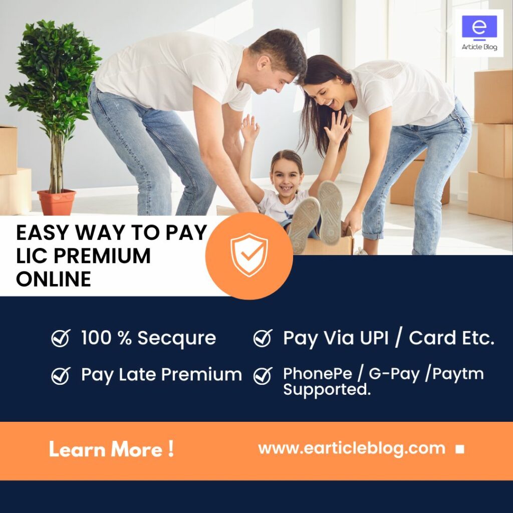 pay LIC premium online