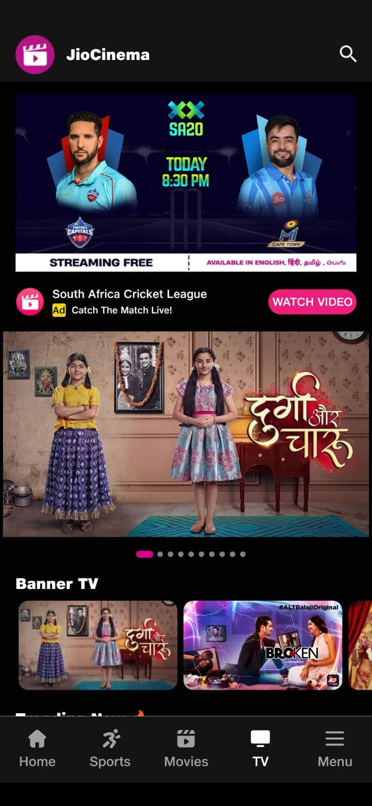 JioCinema APK TV Shows Watch Online