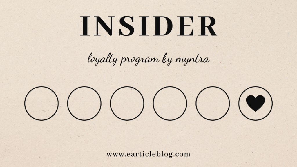 Myntra Insider loyality Program