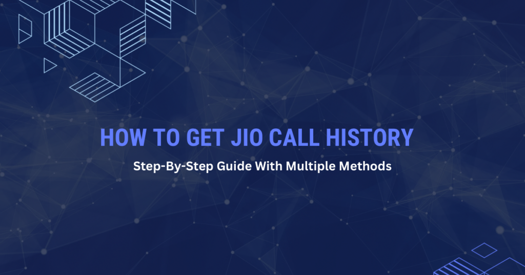 Jio call history online
