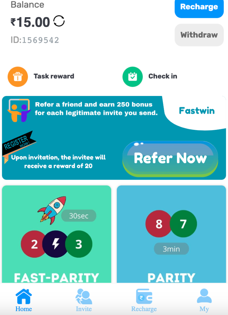 Fastwin colour trading app