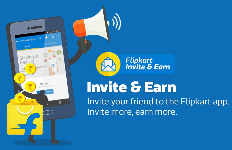 flipkart invite and earn