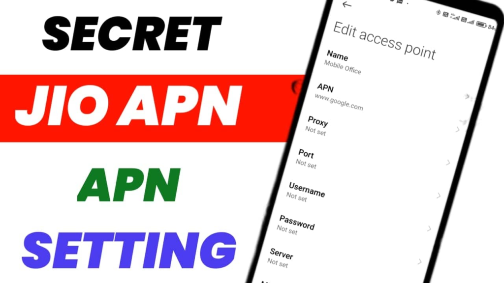 Secret Jio APN Setting