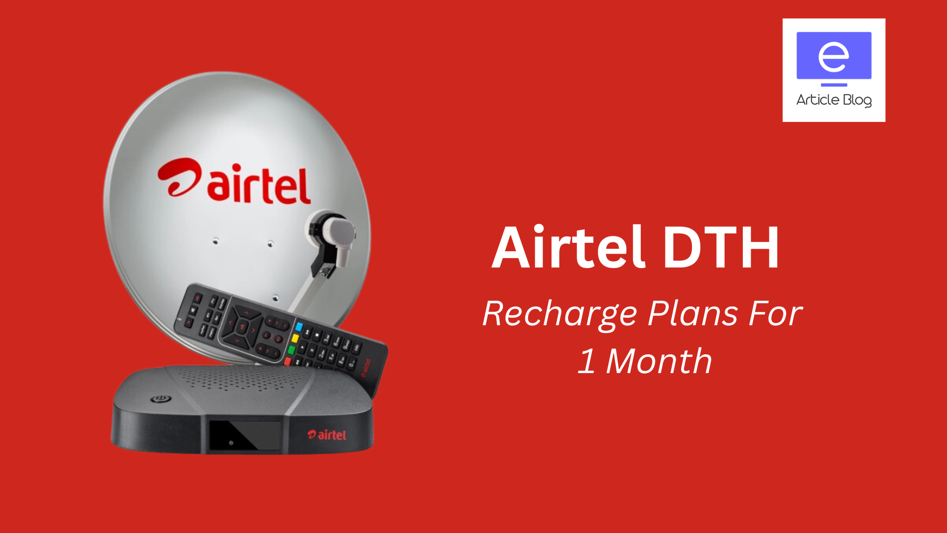 Airtel TV Monthly Plans