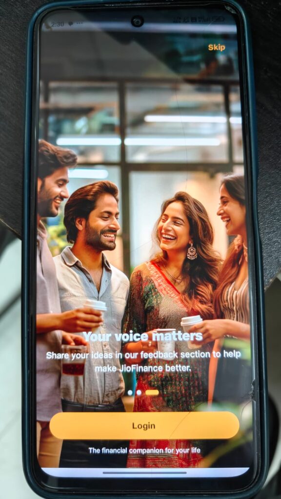 Jio finance itr filing