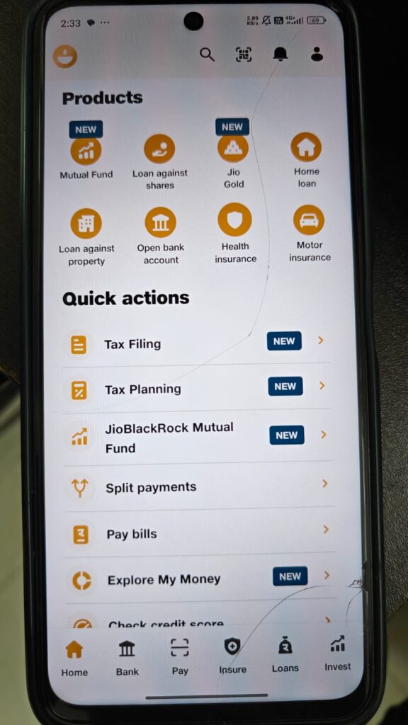 Jio finance tax filing online