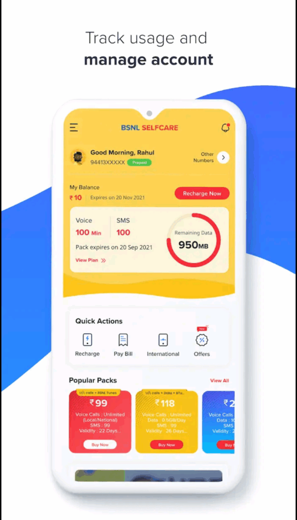 BSNL Self Care App
