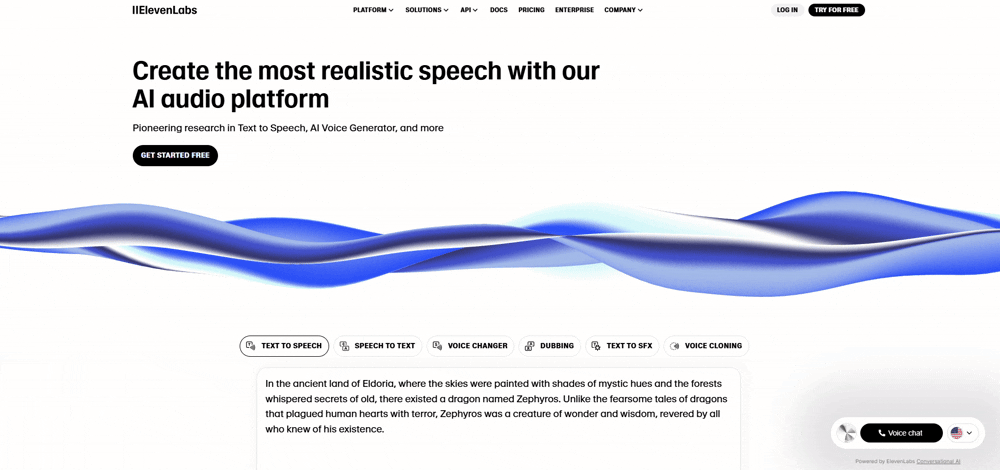 Top 5 Best AI Voice Generator & Text-to-Speech 2 ElevenLabs