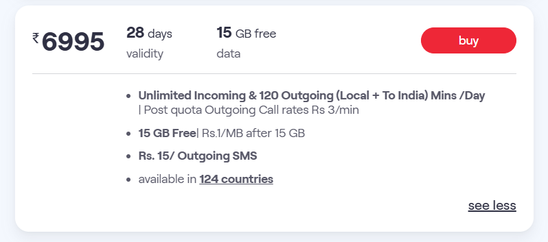 Vi International Roaming Packs | Guide to Best Vi IR Plans 9 Vi International Roaming Plan for 28 Days