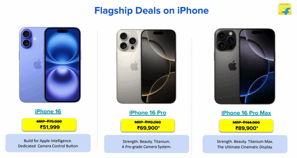 Big Billion Days 2025 iPhone 16 price 