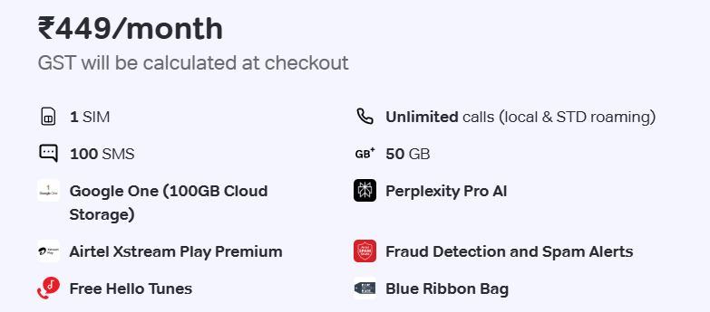 Airtel Postpaid Plans 2025 | Explore Best Plans With OTT Benefits 2 Rs. 449 Airtel Postpaid Plan