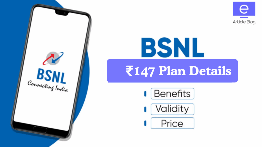 BSNL 147 Plan Details: Unlimited Calls & 10GB Data For 25 Days 1 BSNL 147 Plan Details
