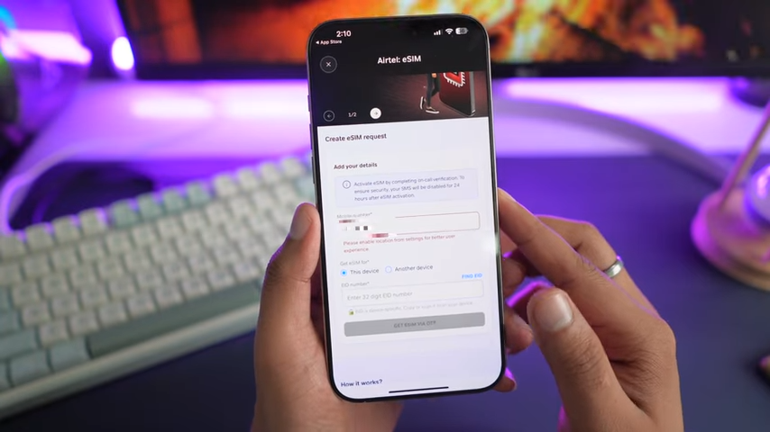 How to Convert Airtel SIM to eSIM Online? 10 How to Convert Airtel Physical SIM to eSIM for Free at Home Step by Step Guide 2025 1 40 screenshot